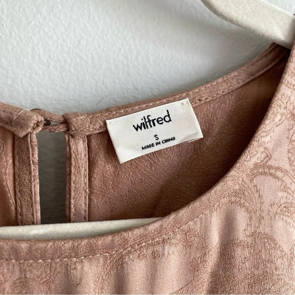 ARITZIA Wilfred Silk-look Blush Pink Rive Romper with Shorts Size S - Picture 7 of 14